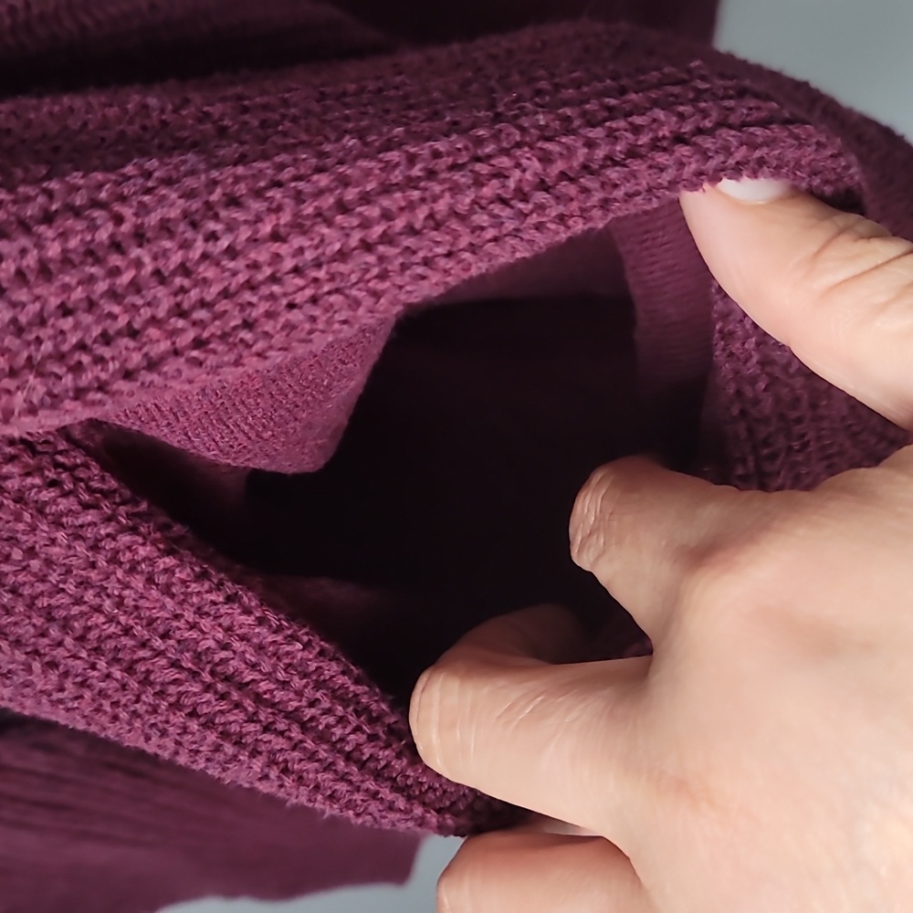 American Eagle Outfitters Maroon Cardigan - Picture 5 of 5
